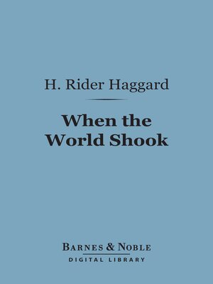 cover image of When the World Shook (Barnes & Noble Digital Library)